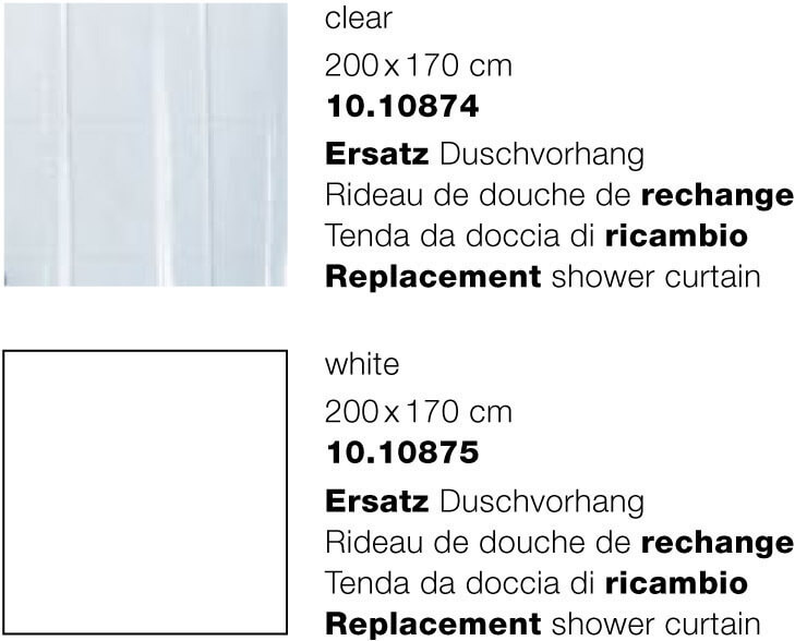 spirella Ersatz-Duschvorhang für OMBRELLA 8 arms - Duschspinne