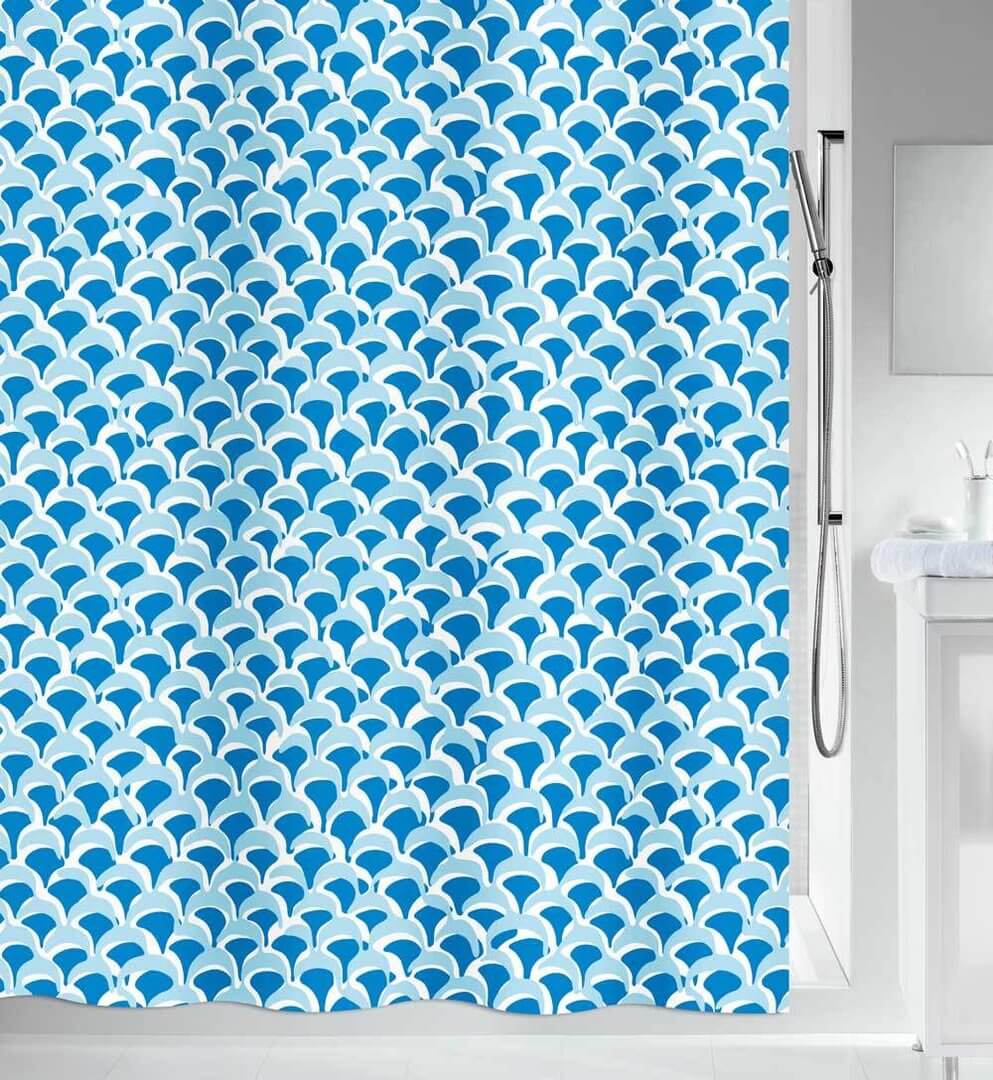 spirella - BLUEWAVE - Textil Duschvorhang